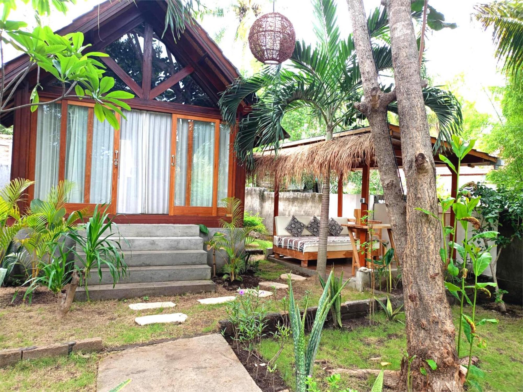 Bintang Tiga Bungalows Гили Еър Екстериор снимка