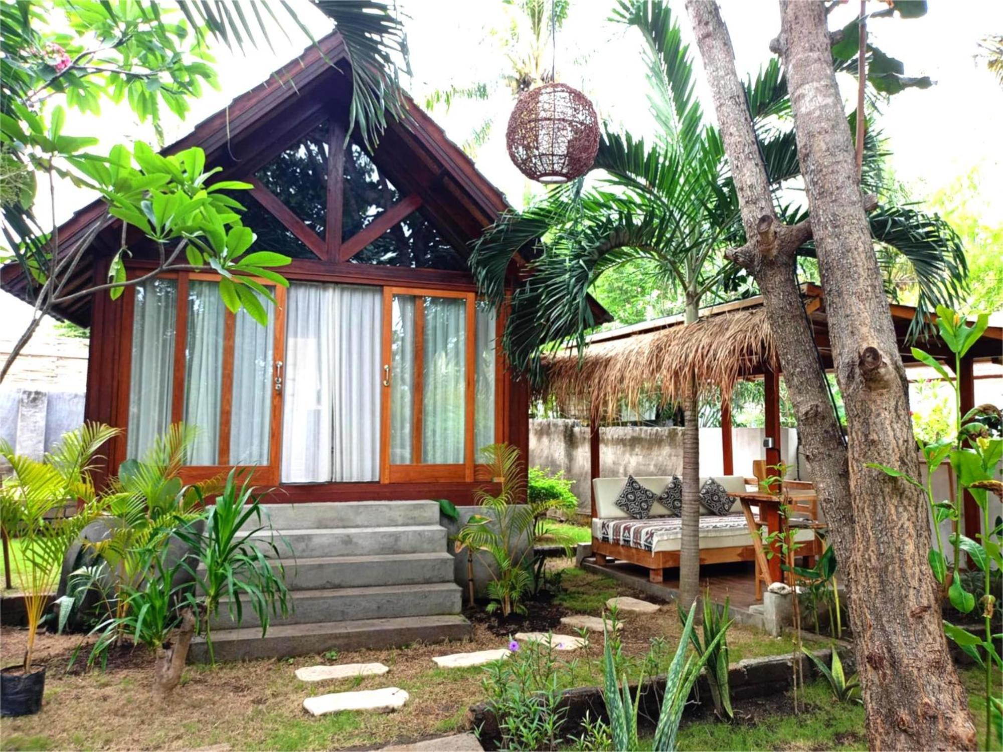 Bintang Tiga Bungalows Гили Еър Екстериор снимка